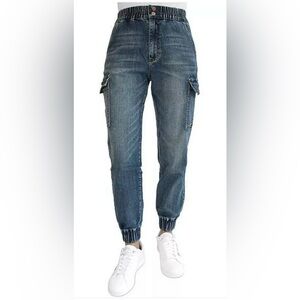 Almost Famous Cargo Denim Joggers